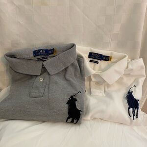 Polo by Ralph Lauren Custom Slim Fit Mesh Polos, Cotton, bundle of 2, XXL